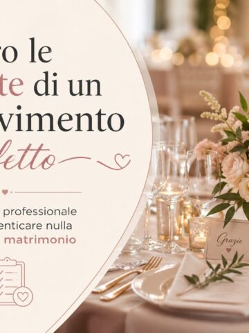 check-list per un matrimonio perfetto