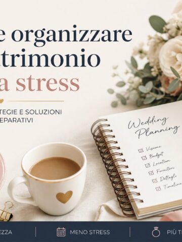 come organizzare il matrimonio senza stress